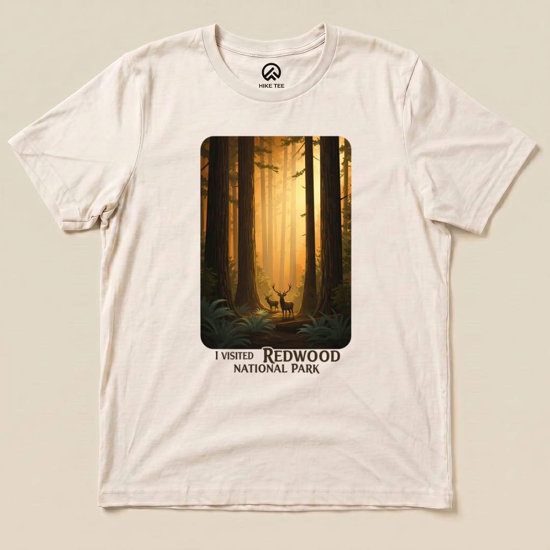 Hike Tee T-Shirt Natural / S Redwood National Park Shirt