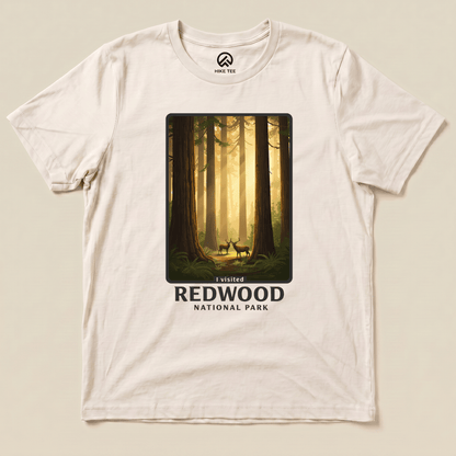 Hike Tee T-Shirt Natural / S Redwood National Park Shirt