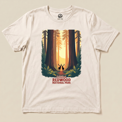 Hike Tee T-Shirt Natural / S Redwood National Park Shirt