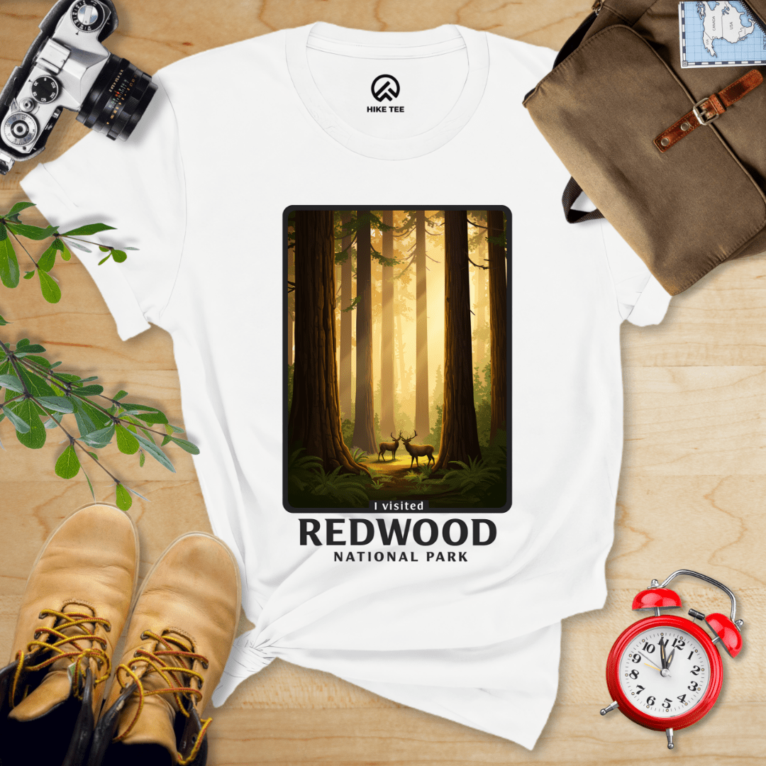 Hike Tee T-Shirt White / S Redwood National Park Shirt