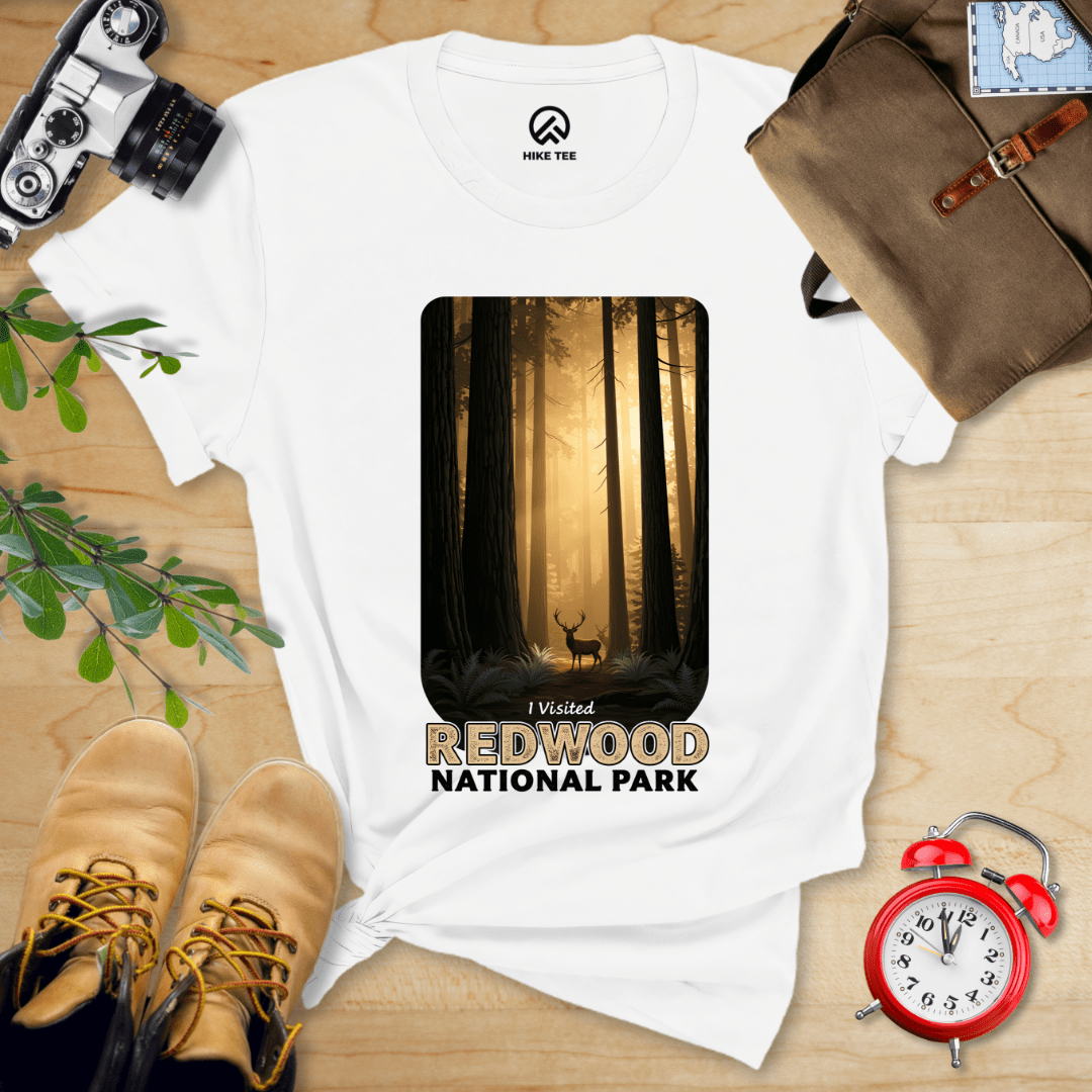 Hike Tee T-Shirt White / S Redwood National Park Shirt