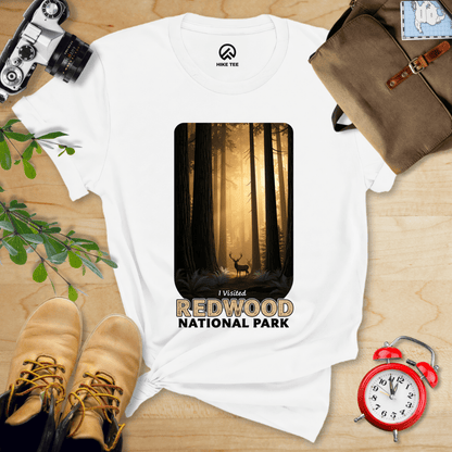 Hike Tee T-Shirt White / S Redwood National Park Shirt