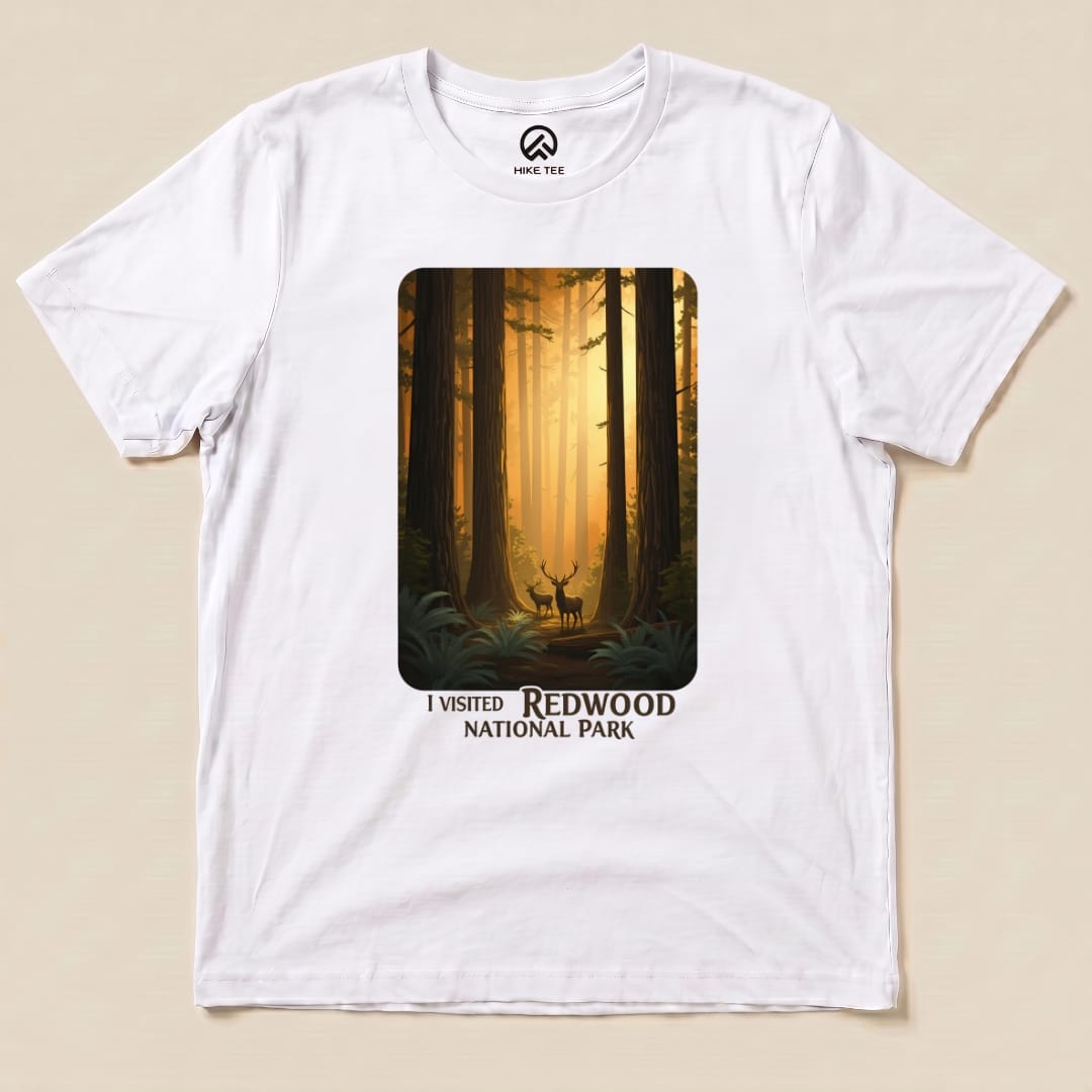 Hike Tee T-Shirt White / S Redwood National Park Shirt