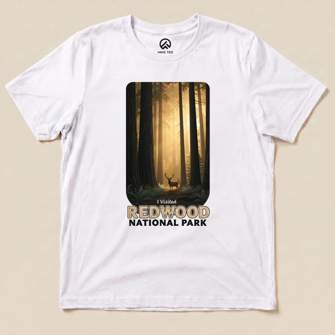 Hike Tee T-Shirt White / S Redwood National Park Shirt