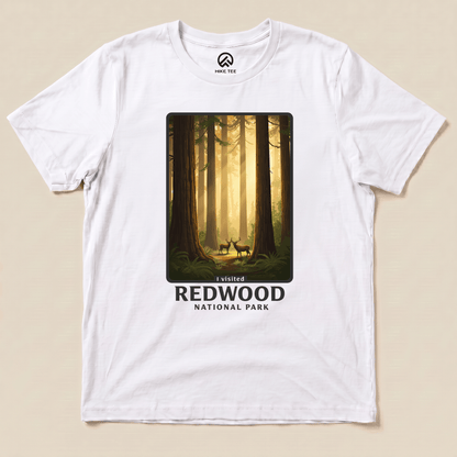 Hike Tee T-Shirt White / S Redwood National Park Shirt