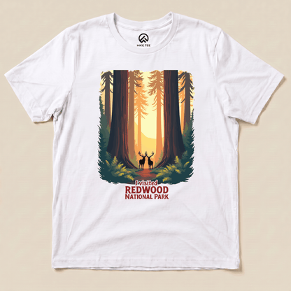 Hike Tee T-Shirt White / S Redwood National Park Shirt