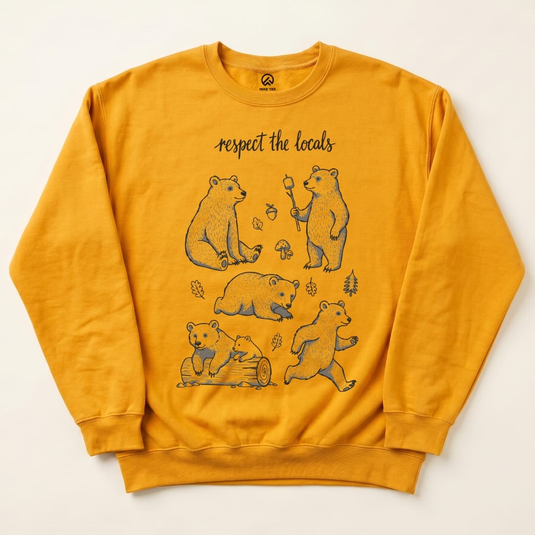 Respect the Bears Sweatshirt Hike Tee Sweatshirt