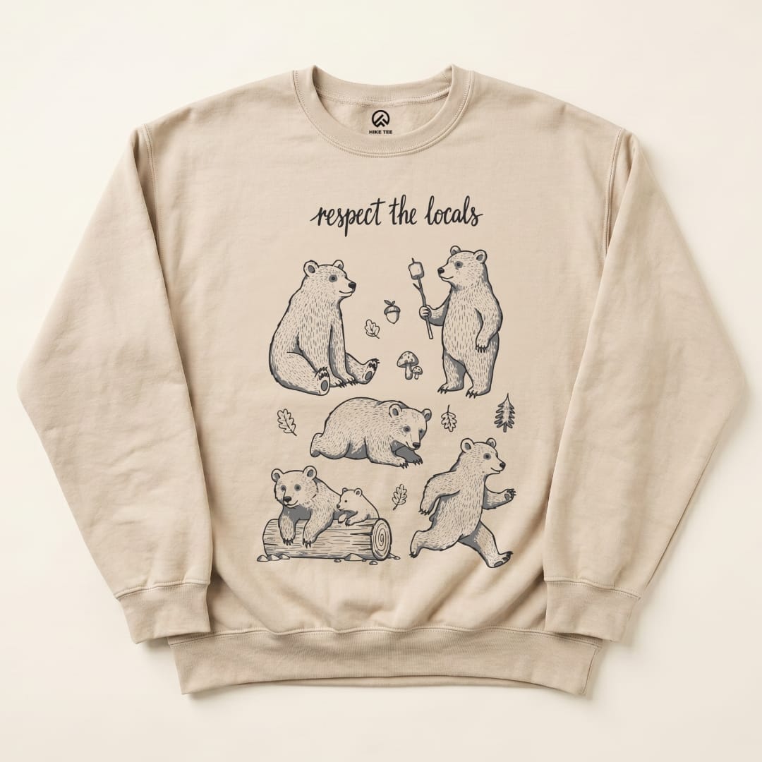 Respect the Bears Sweatshirt Hike Tee Sweatshirt