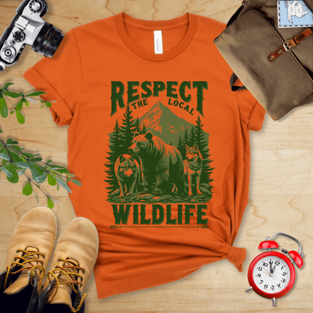 Printify T-Shirt Autumn / S Respect The Local Wildlife Shirt