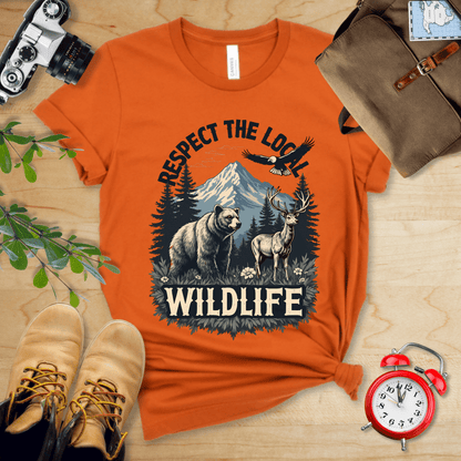 Printify T-Shirt Autumn / S Respect The Local Wildlife Shirt