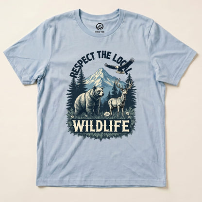 Hike Tee T-Shirt Baby Blue / S Respect The Local Wildlife Shirt