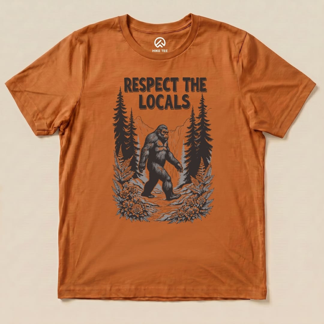 Hike Tee T-Shirt Autumn / S Respect The Locals Bigfoot Shirt