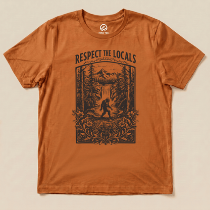 Hike Tee T-Shirt Autumn / S Respect The Locals Bigfoot Shirt