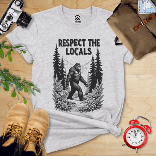 Hike Tee T-Shirt Athletic Heather / S Respect The Locals Shirt