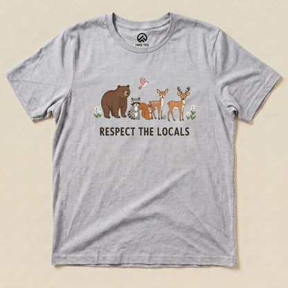Hike Tee T-Shirt Athletic Heather / S Respect The Locals Shirt