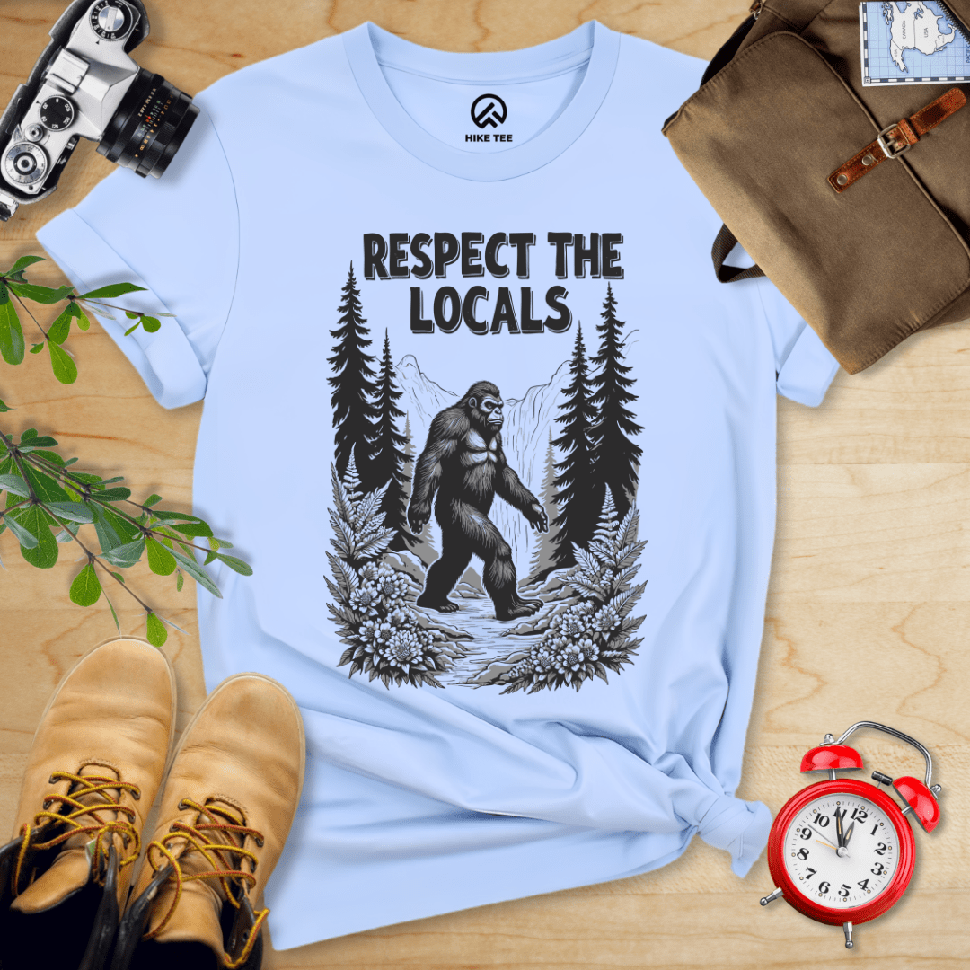 Hike Tee T-Shirt Baby Blue / S Respect The Locals Shirt
