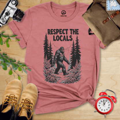 Hike Tee T-Shirt Heather Mauve / S Respect The Locals Shirt