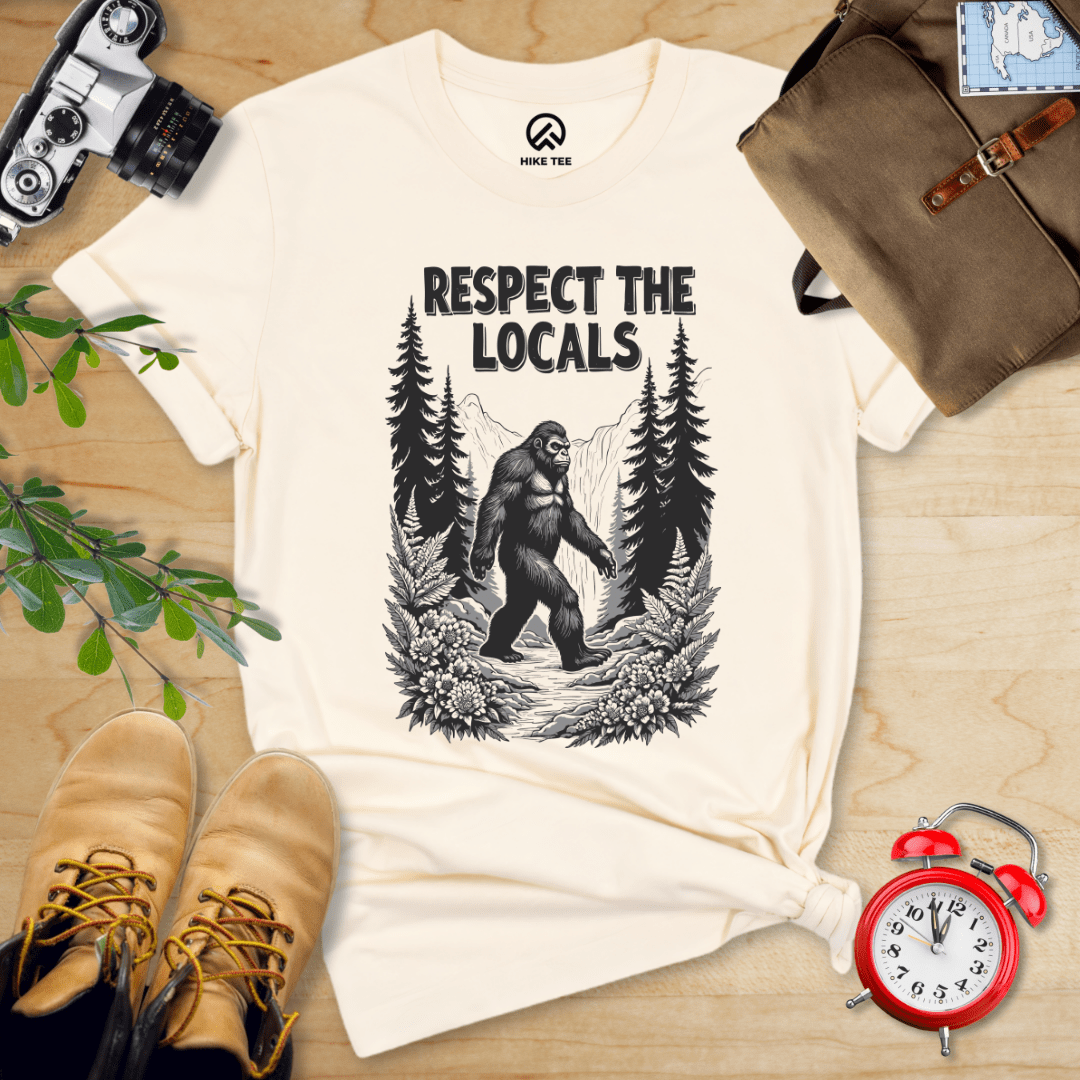 Hike Tee T-Shirt Natural / S Respect The Locals Shirt