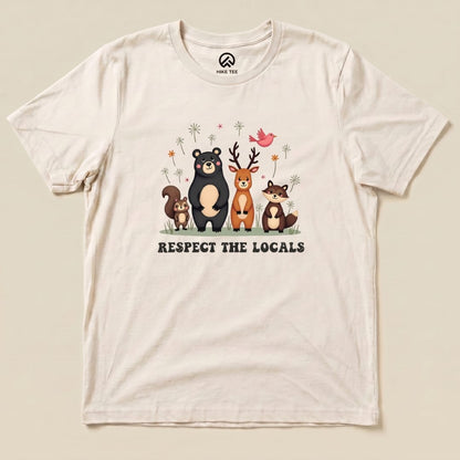 Hike Tee T-Shirt Natural / S Respect The Locals Shirt
