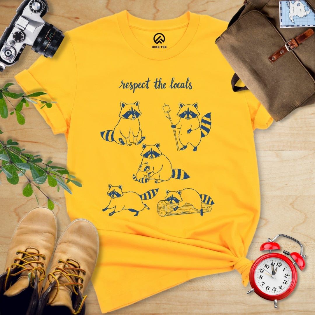 Hike Tee T-Shirt Respect the Raccoons Shirt
