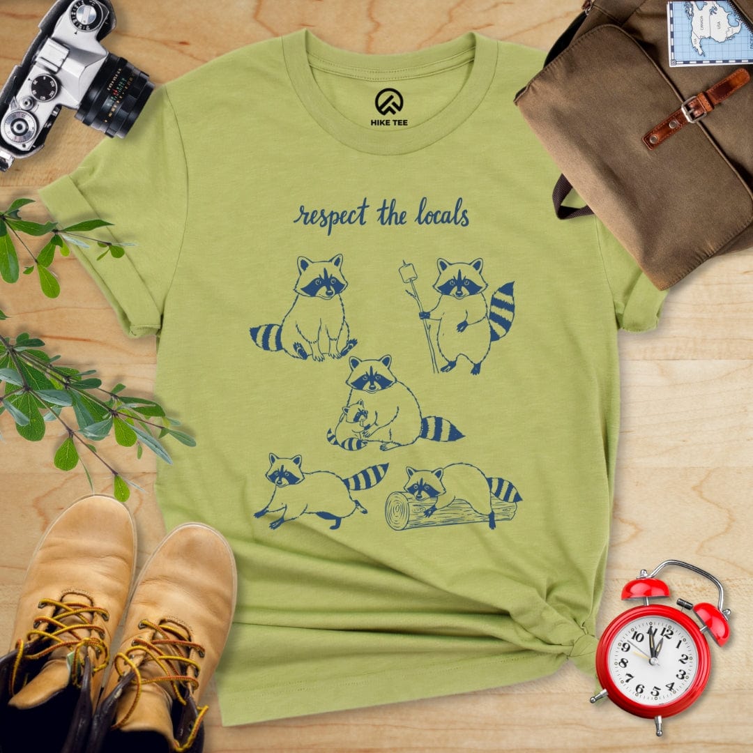 Hike Tee T-Shirt Respect the Raccoons Shirt