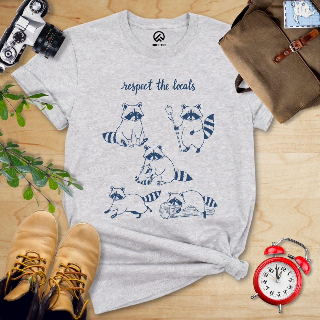 Hike Tee T-Shirt Respect the Raccoons Shirt