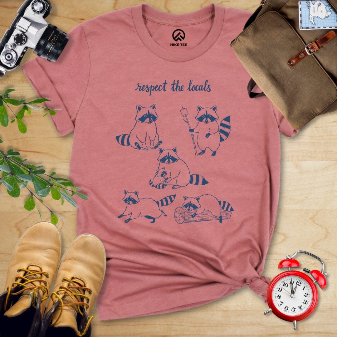 Hike Tee T-Shirt Respect the Raccoons Shirt