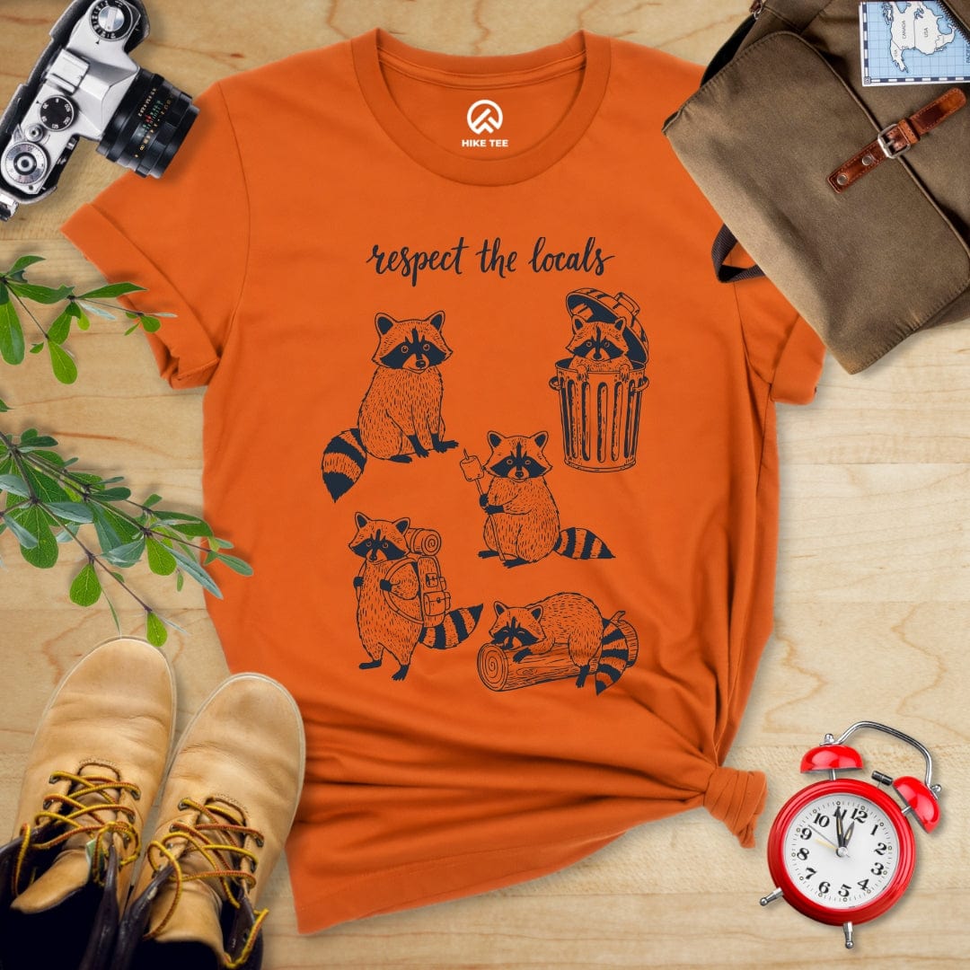 Hike Tee T-Shirt Autumn / S Respect the Raccoons