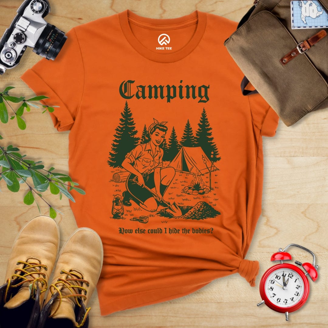 Hike Tee T-Shirt Autumn / S Retro Camping Hiding Shirt