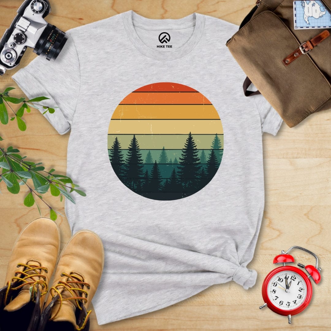 Hike Tee T-Shirt Athletic Heather / S Retro Forest Shirt