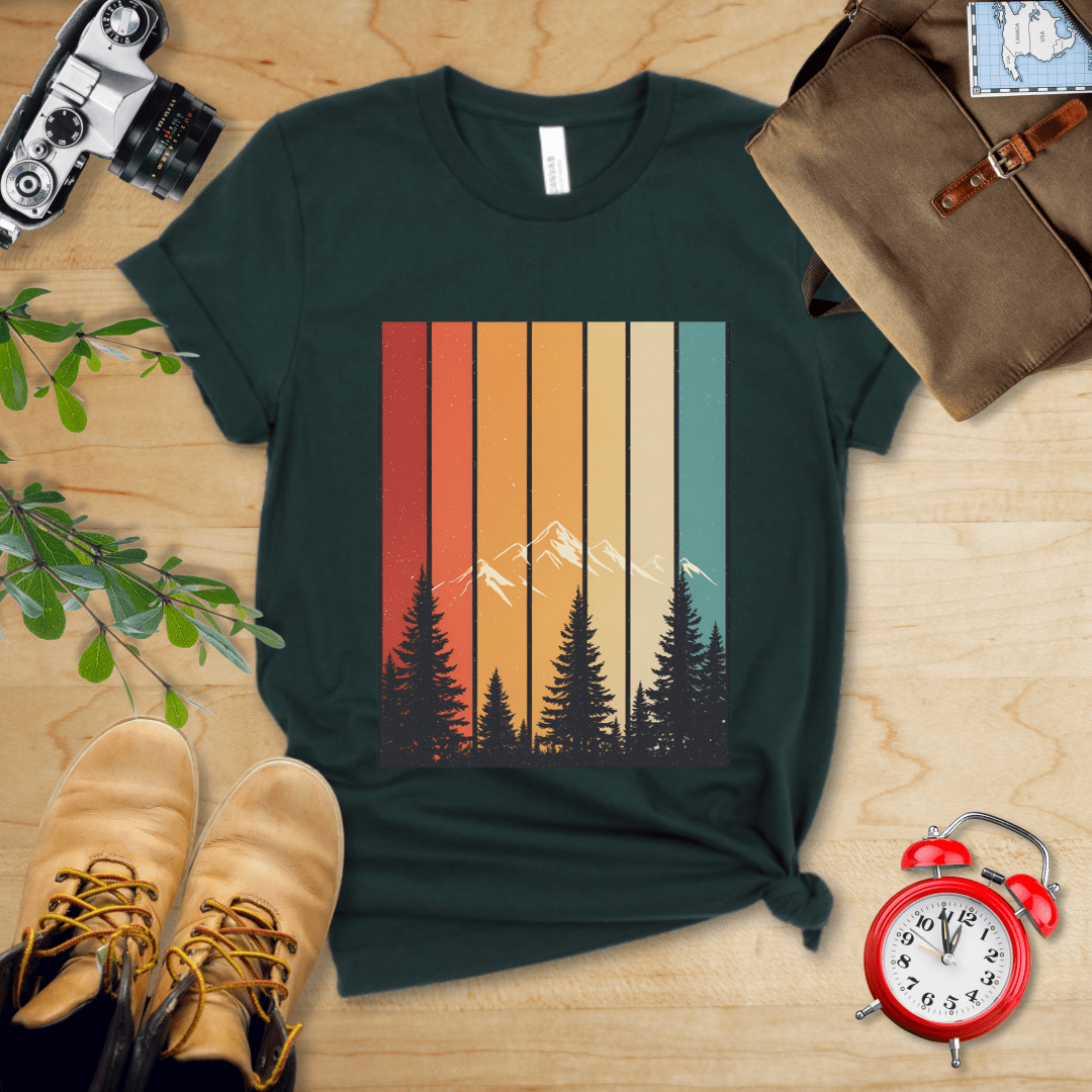 Hike Tee T-Shirt Forest / S Retro Forest Shirt