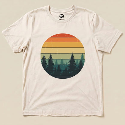 Retro Forest Shirt Hike Tee T-Shirt Natural / S