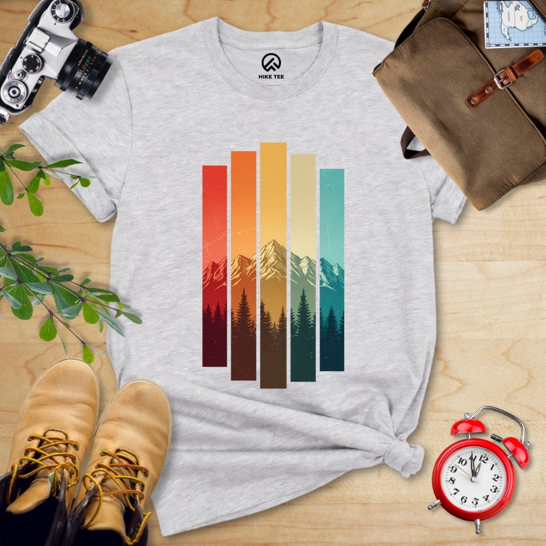 Hike Tee T-Shirt Athletic Heather / S Retro Mountain Shirt