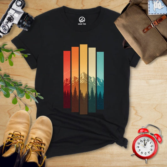 Hike Tee T-Shirt Black / S Retro Mountain Shirt