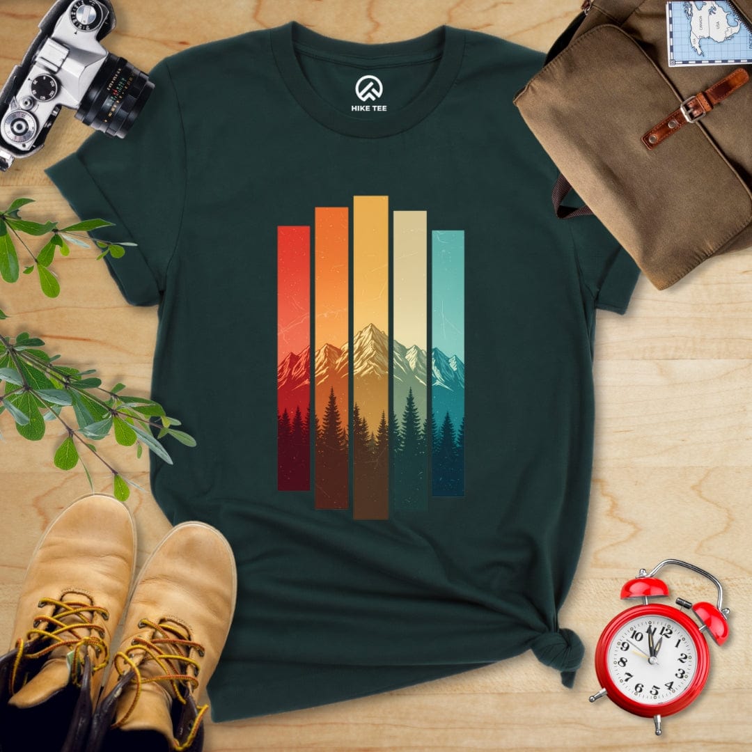 Hike Tee T-Shirt Forest / S Retro Mountain Shirt