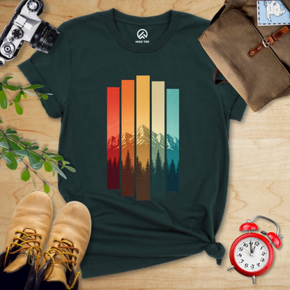 Hike Tee T-Shirt Forest / S Retro Mountain Shirt