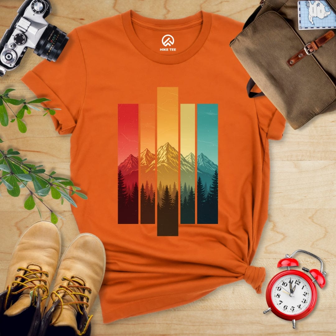 Hike Tee T-Shirt Autumn / S Retro Mountains Shirt