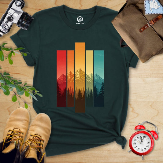 Hike Tee T-Shirt Forest / S Retro Mountains Shirt