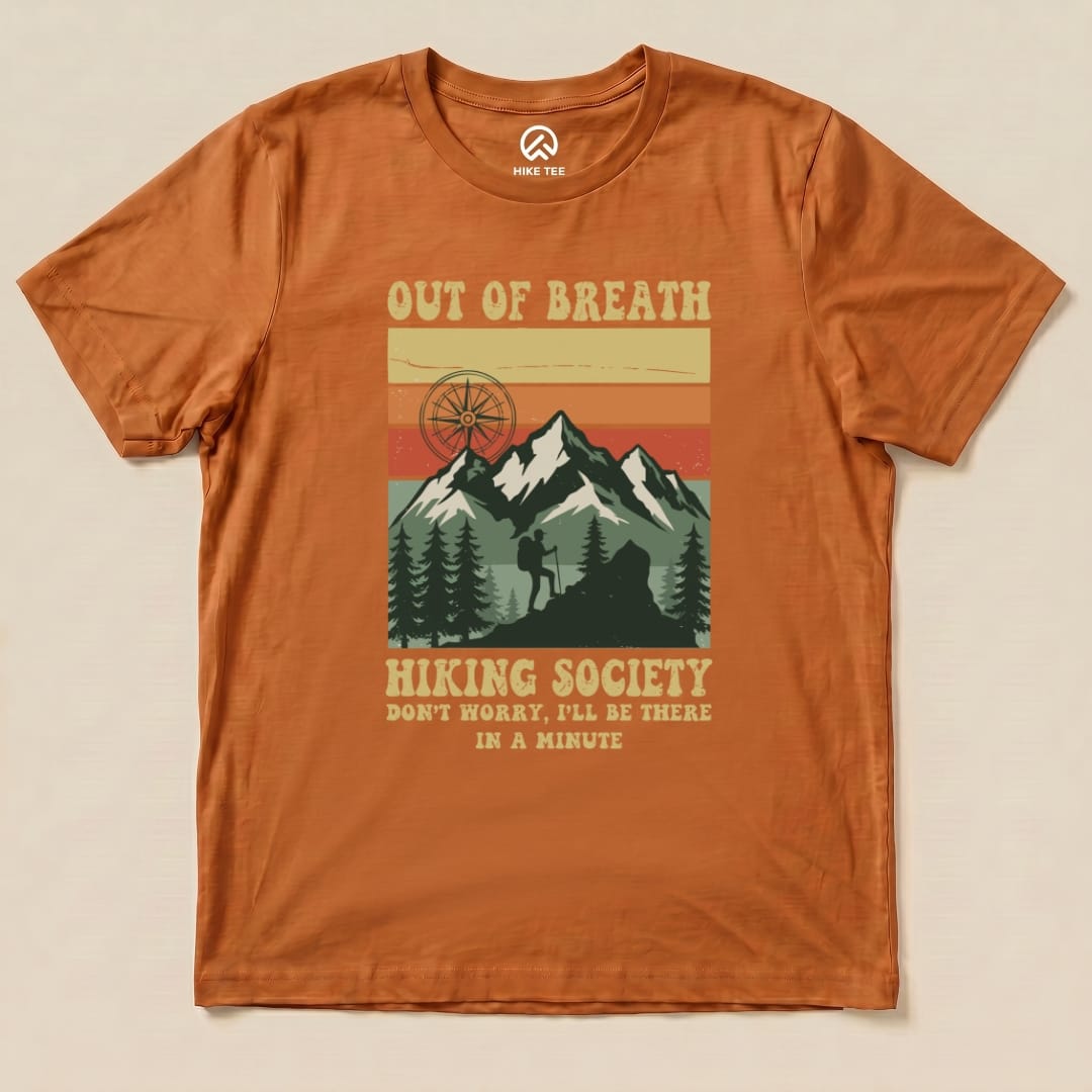 Hike Tee T-Shirt Autumn / S Retro Out Of Breath Shirt