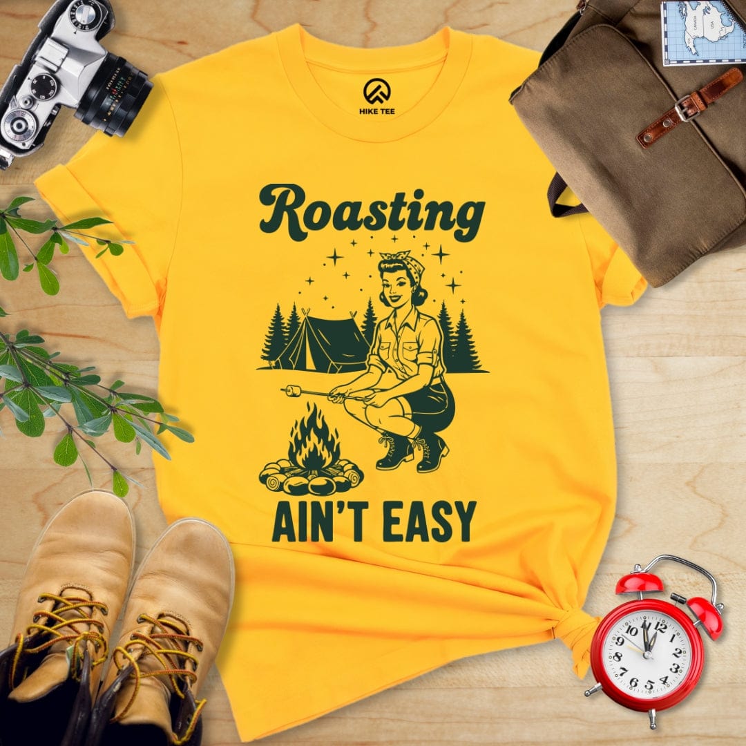 Hike Tee T-Shirt Gold / S Retro Raosting Shirt