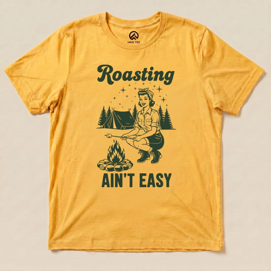 Hike Tee T-Shirt Gold / S Retro Raosting Shirt