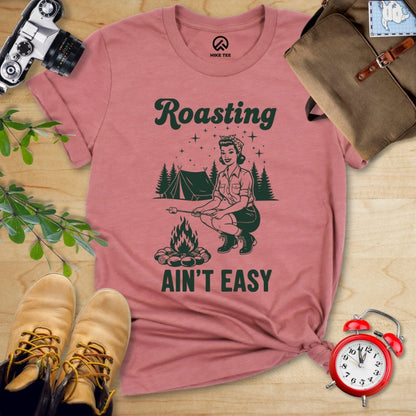 Hike Tee T-Shirt Heather Mauve / S Retro Raosting Shirt