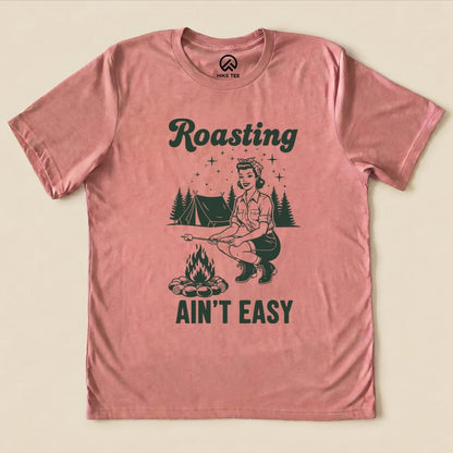 Hike Tee T-Shirt Heather Mauve / S Retro Raosting Shirt