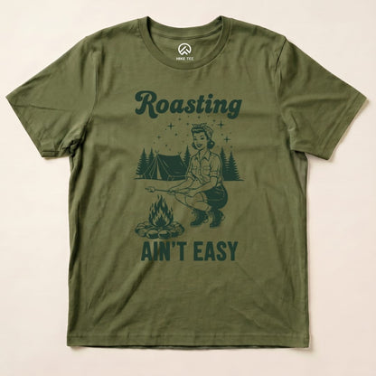 Hike Tee T-Shirt Military Green / S Retro Raosting Shirt