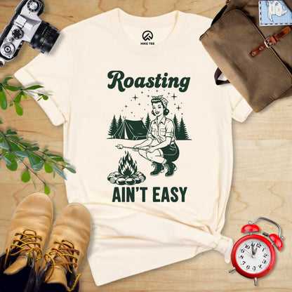 Hike Tee T-Shirt Natural / S Retro Raosting Shirt