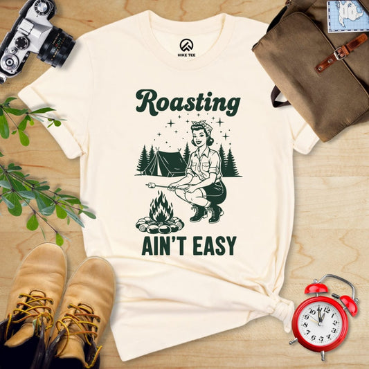 Hike Tee T-Shirt Natural / S Retro Raosting Shirt