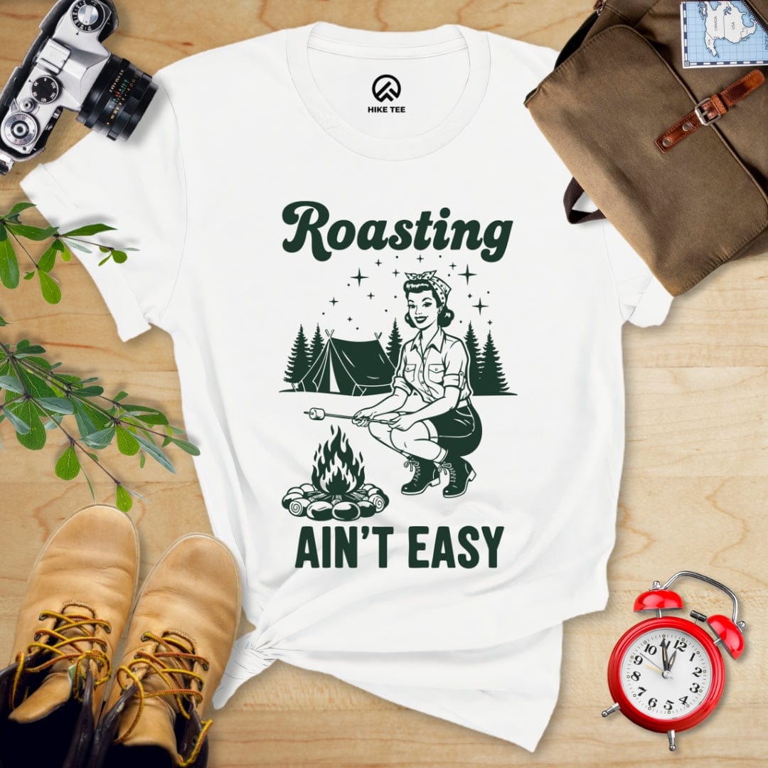 Hike Tee T-Shirt White / S Retro Raosting Shirt
