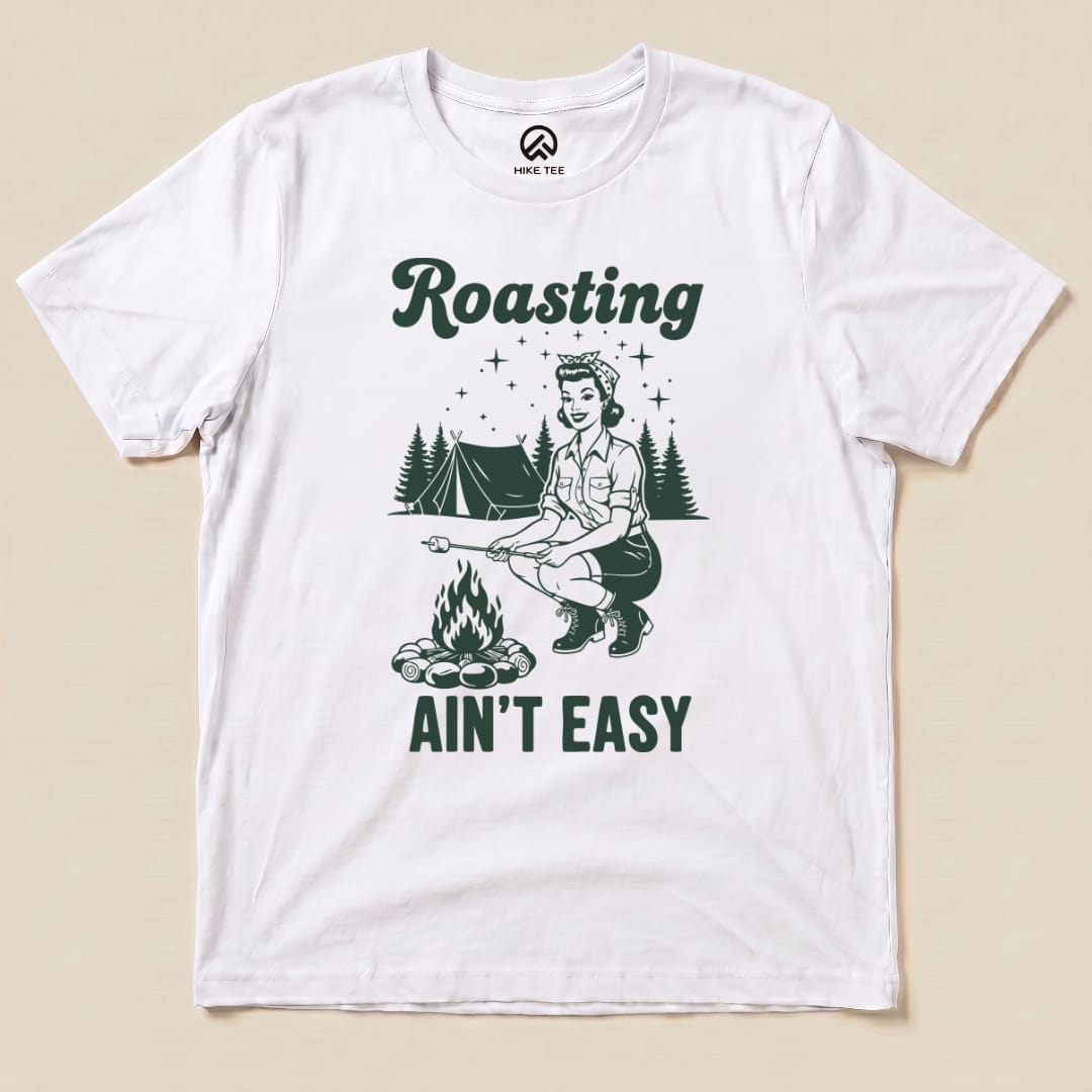 Hike Tee T-Shirt White / S Retro Raosting Shirt