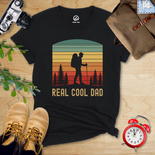 Hike Tee T-Shirt Black / S Retro Real Cool Dad Shirt
