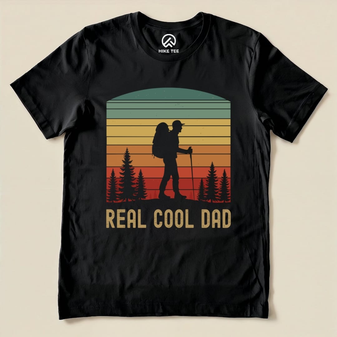 Hike Tee T-Shirt Black / S Retro Real Cool Dad Shirt